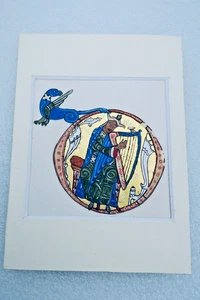 Troubadour Illumination mit Harfe - Bild 1 von 5