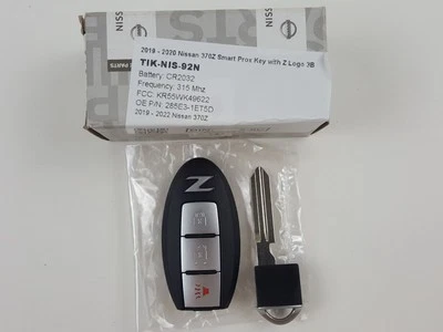 ORIGINAL NISSAN Z 370Z 19-22 OEM SMART KEY LESS ENTRY REMOTE FOB UNCUT BLANK CAR - Image 1 of 4