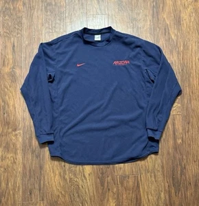 Vintage 2000s Men’s Large Blue University of Arizona Basketball Nike Sweater - Picture 1 of 3