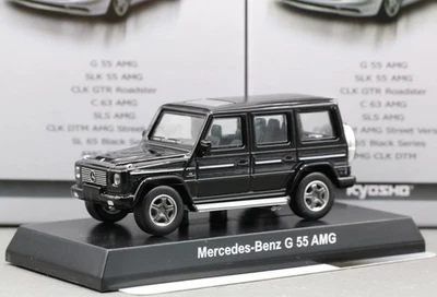 Kyosho 1/64 AMG Collection Mercedes-Benz G 55 AMG G-Class 2002 (W463) Preto - Imagem 1 de 4
