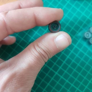 1/64 low rider Car Wheels and Rubber Tires Set for Hot Wheel 11mm (unpainted) - Picture 1 of 2