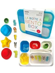 Bento Lunch Box with 9 Accessories for Kids, Snack Container Set with Food Picks - Picture 1 of 9