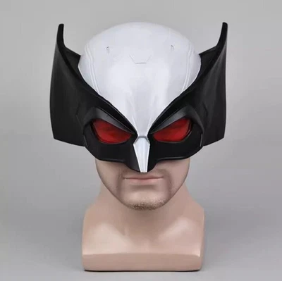 Deadpool 3 X-Force Wolverine Cosplay Gray PVC Helmet Mask Costume Prop Eye Masks - Image 1 of 4