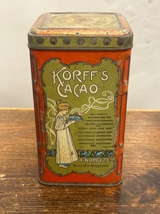 Scatola in latta Cacao F.Korrff.primi’900 - Picture 1 of 6