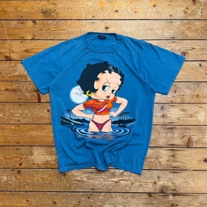 Vintage Changes Tag 1997 Betty Boop "Nautigirl" T-Shirt Large - Picture 1 of 8
