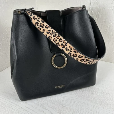 Luella Gris London Grace Hobo Bolso de Mano Cartera Estampado Animal Correa para el Hombro Foto 1 de 4