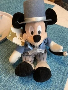 Disney Victorian Collectible 8" Mickey Mouse Bean Bag Plush Special Edition - Picture 1 of 5