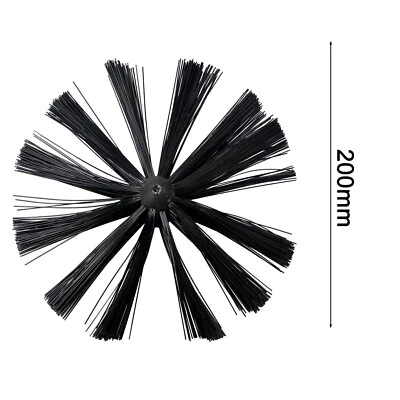 Cepillo de limpieza de ventilación de secadora de 200 mm rápido y eficiente para limpieza de conductos y tuberías Foto 1 de 3