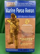Elite Force Marine Force Recon "Sniper" Action Figure Blue Box Toys 34223  *NEW*