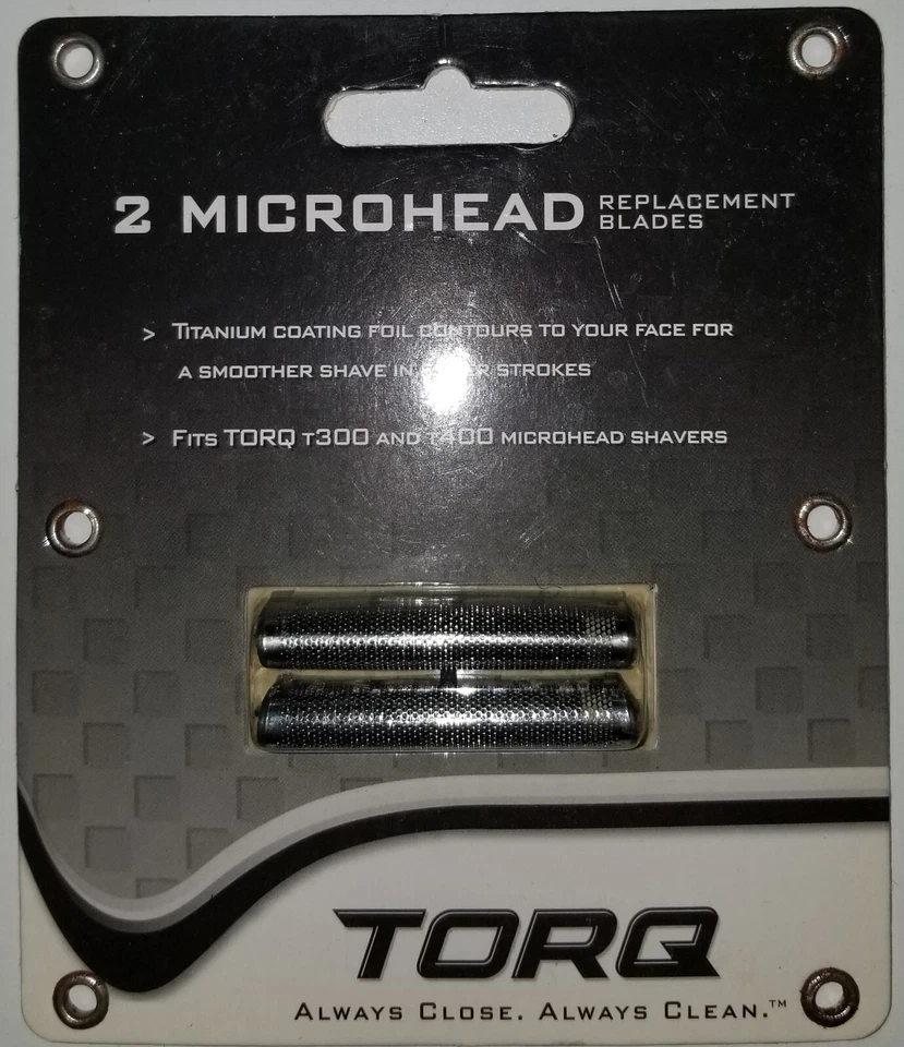 Cuchillas de repuesto Torq 2 MicroHead para afeitadoras Torq T300 y T400 Foto 1 de 1