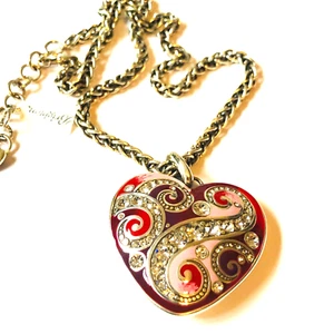 Brighton große Bella Love Herz Halskette NWoutlet Etikett 16-18" - Bild 1 von 7