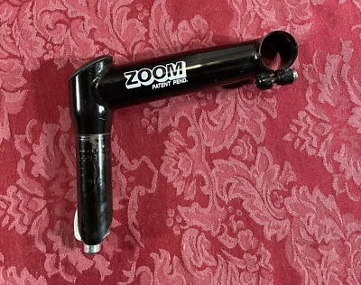 Vintage Zoom Stem 135mm 25.4 mm 1 1/8 in Threaded 15 Degree Rise Black - Image 1 of 4