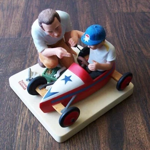 Norman Rockwell Soap Box Derby Racer 1984 THE BIG RACE Figurine Art Sculpture - Picture 1 of 8