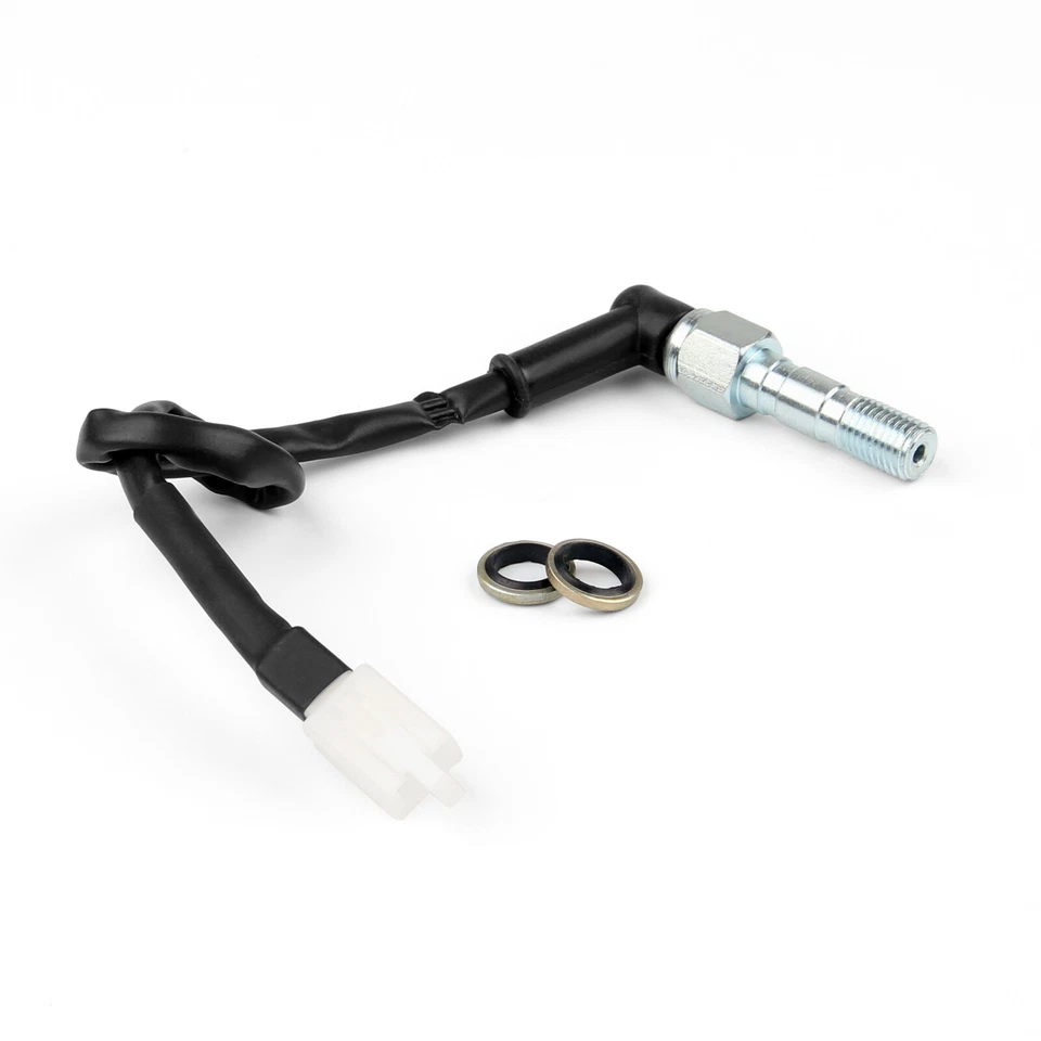 Double RearSet Hydraulic Brake Pressure Light Switch Cable Banjo bolt M10x1.25 E - Imagem 1 de 3