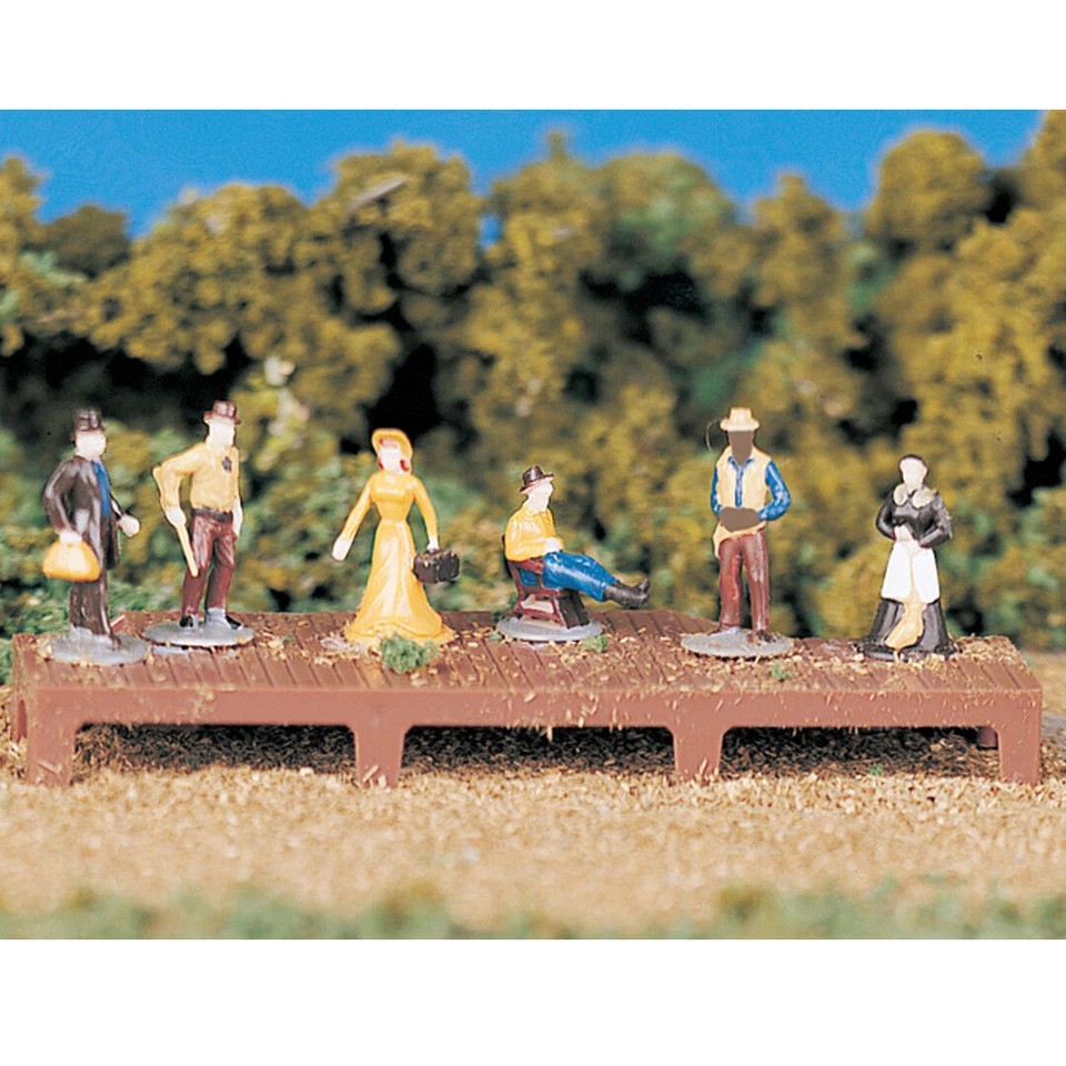 Bachmann 42335 Old West Figures (6) HO Scale - Image 1 of 1