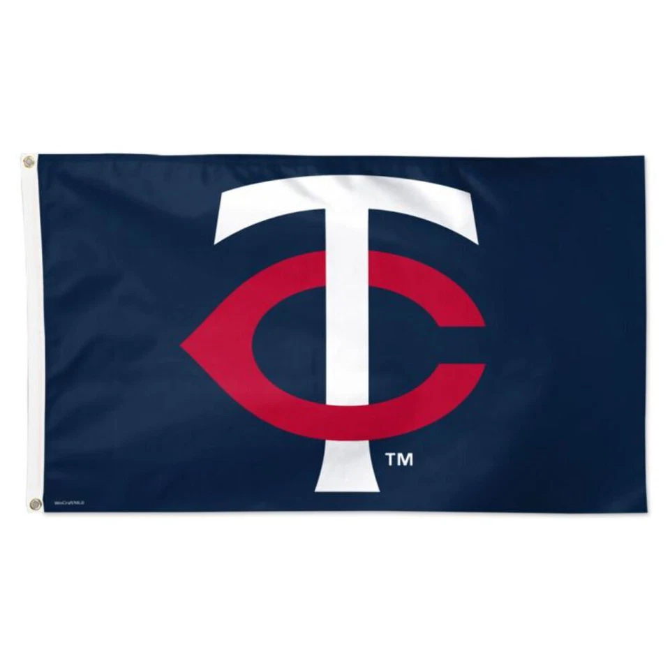Minnesota Twins Deluxe 3' x 5' Flag - Image 1 of 1