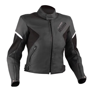 Quality Motorbike Motorcycle CE Armored Ladies Leather Jacket Themal Liner - Picture 1 of 8