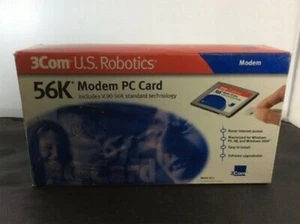 4 x US ROBOTICS 56K V.90 MODEL 3057 MODEM PC CARD - Picture 1 of 1