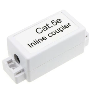 Inline Punch Down Coupler for Lan Cables CAT5e White inc Tool - Picture 1 of 4