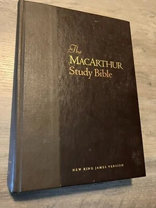 The MacArthur Study Bible by John MacArthur New King James Version 1997 HC - Picture 1 of 8