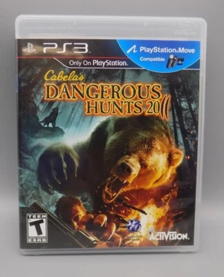 PS3 Cabela's Dangerous Hunts PlayStation Complete 2011  Sony  Untested - Image 1 of 3