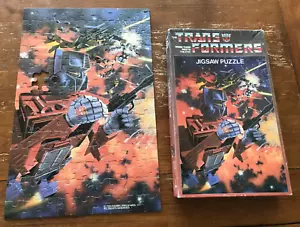 VINTAGE 1985 THE TRANSFORMERS G1 PUZZLE 125 Pieces Hasbro 1 Missing Piece - Picture 1 of 7
