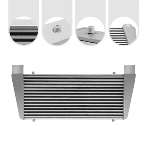 Intercooler de montaje frontal turbo de alimentación superior de aluminio completo intercooler universal para automóvil - Imagen 1 de 17