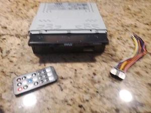 READ - Pyle 7" 1-DIN In-Dash DVD Player w/ Motorized Touchscreen & Bluetooth - Picture 1 of 5