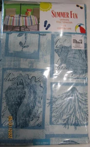 TABLECLOTH.. PICNIC TABLE UMBRELLA VINYL WITH ZIPPER. 52 X 70" - Picture 1 of 1