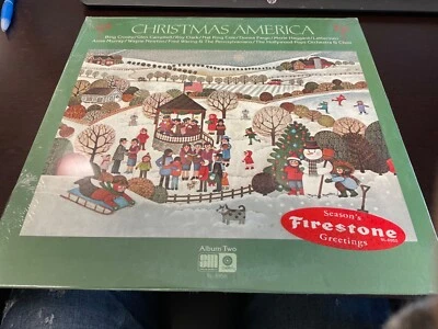 CHRISTMAS AMERICA VINYL LP, BING CROSBY, MERLE HAGGARD, NAT COLE VOL. 2 SEALED - Image 1 of 2