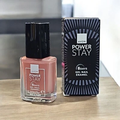 Avon Power Stay Gel Nagellack 8 Tage Farbe Can't Quit Cafe  Beige Rose - Bild 1 von 4