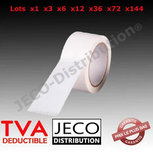 SCOTCH ROLLS WHITE CARDBOARD PACKAGING PACKAGE ADHESIVE TAPE 66 meters - Picture 1 of 1