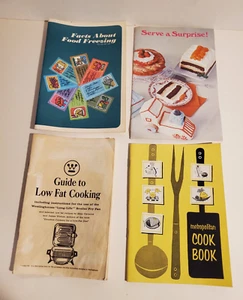 VTG RECIPE PAMPHLETS PROMO BROCHURE COOKBOOKS LOT/4 METROPOLITAN LIFE SARA LEE - Picture 1 of 2