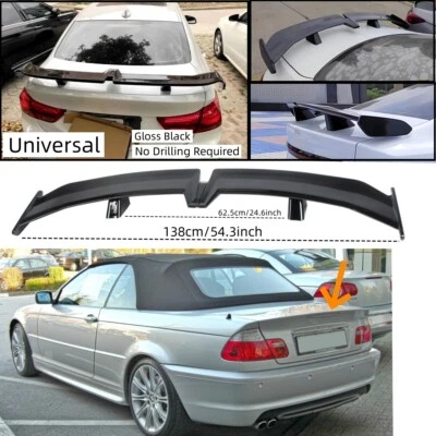 Fits BMW E46 M3 325Ci 330Ci Convertible 00-06 Trunk Spoiler PRO Style Universal Foto 1 de 4