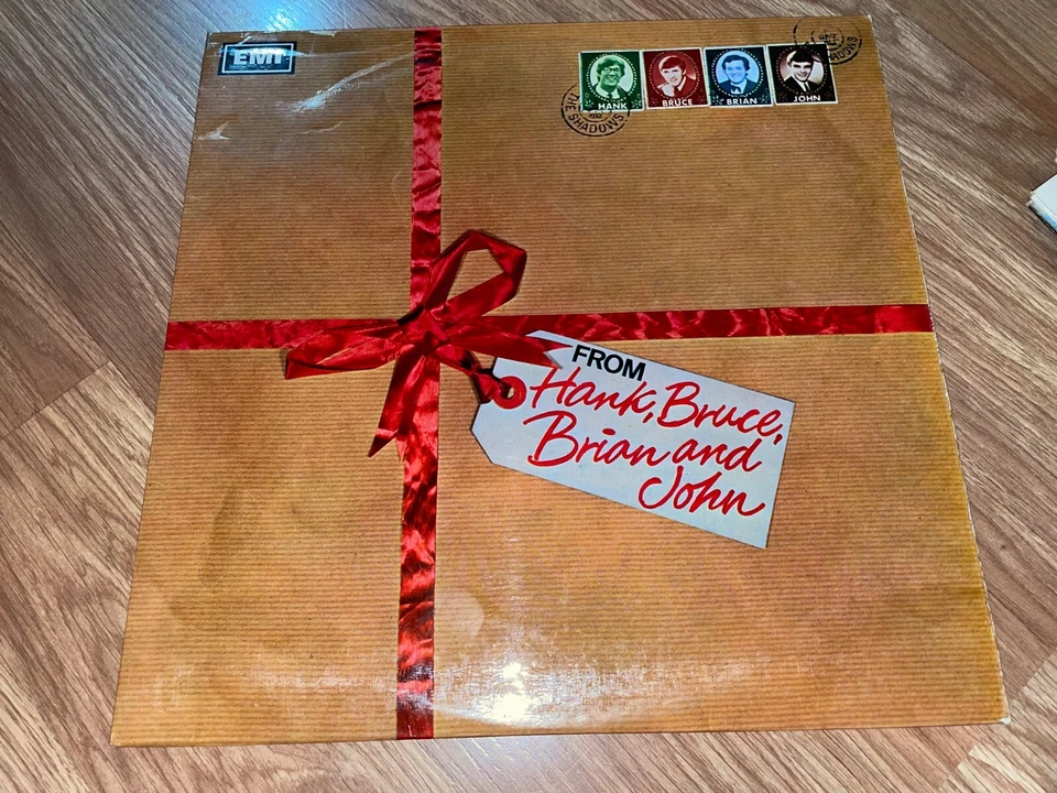 The Shadows ‎– From Hank, Bruce, Brian & John (1967 Pop/Rock LP)(EX/VG+ Cond) - Image 1 of 4