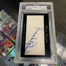 2010 Historic Autographs Brooks Robinson Cut Auto Authentic HOF