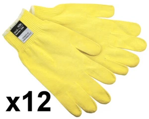 12 Pairs Cut Resistant LARGE Light Weight Gloves 13 Gauge - MCR Safety 9393L - Picture 1 of 3
