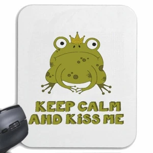 MOUSEPAD MAUSPAD KEEP CALM AND KISS ME JUNGGESELLENABSCHIED FUN SHIRT PARTY - Photo 1/1