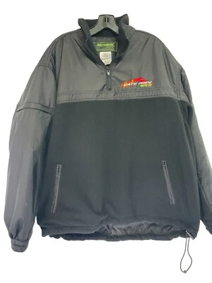 Arctic Cat Arcticwear Cats Pride Large Black 1/4zip Pullover Sweatshirt (GG25) - Image 1 of 4