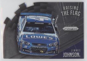 2016 Panini Prizm NASCAR Raising the Flag Jimmie Johnson #R1 HOF