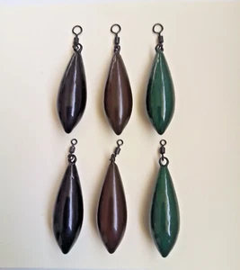 5 x DISTANCE Carp Fishing Leads Weights 1.5oz - 4oz Smooth Coating - Picture 1 of 20