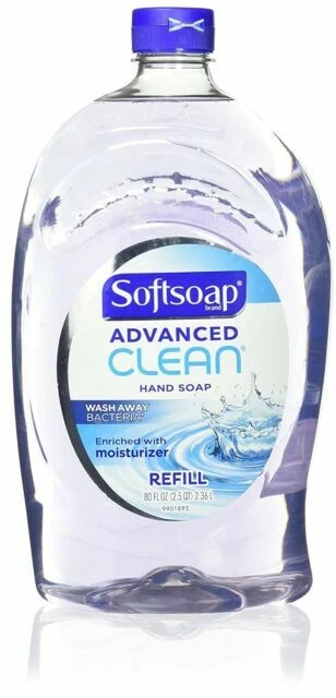 Softsoap Advanced Clean Hand Soap Refill - 80oz (2 Pack)