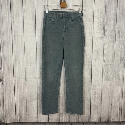 American Eagle Women's Size 4T Bluish Gray Mom Straight Jean Corduroy Pants - Изображение 1 из 4