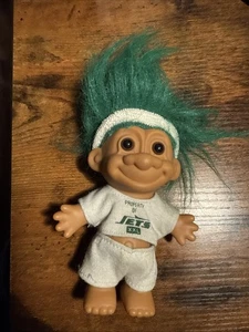 Vintage 1990s NY Jets NFL Football Russ Troll Doll 1980s - Bild 1 von 11