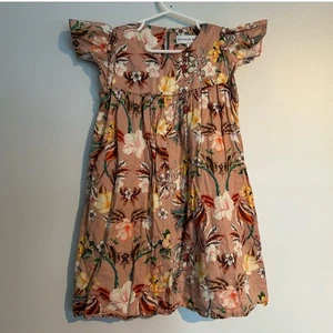 Christina Rohde Mauve Floral Dress – Girls Size 5 - Picture 1 of 7