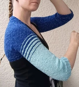 Bolero Handgestrickt. Einzelstück. - Bild 1 von 5