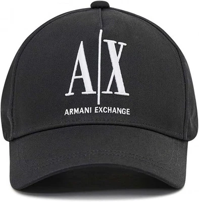 Boné de beisebol masculino com logotipo Armani Exchange - Imagem 1 de 4