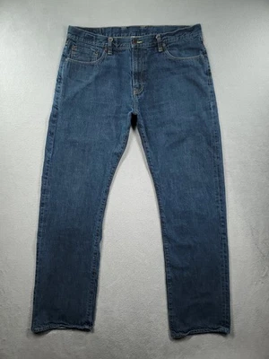 CC Filson Jeans Mens 38x33 Blue Relaxed Straight Selvedge Dark Wash USA Denim - Image 1 of 4