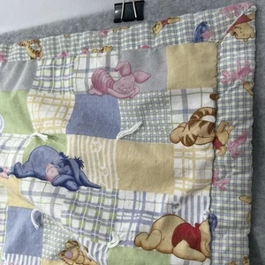 Disney Baby Winnie the Pooh comforter patch work quilt blanket Tigger Napping - Picture 1 of 19