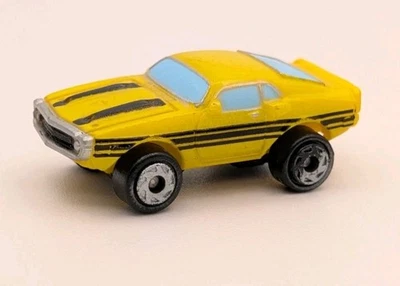 Micro Machines Ford Mustang GT 500 Yellow W/Black Stripes - Image 1 of 4